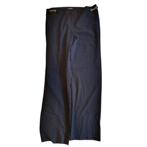 Ellen Tracey Black with Gold hardware‎ hoop side dress pants